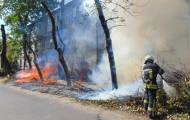 Спасатели ликвидировали пожар на улице Северодонецка