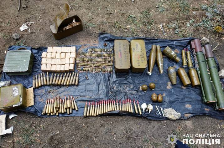 На территории, где ранее дислоцировались боевики так называемого