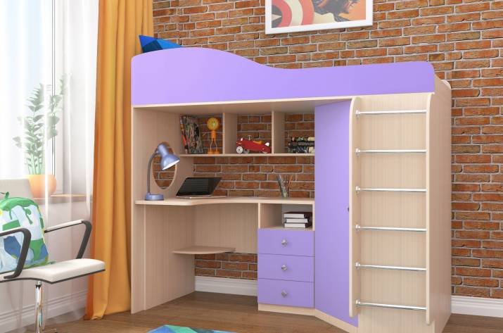 Детская кровать-чердак