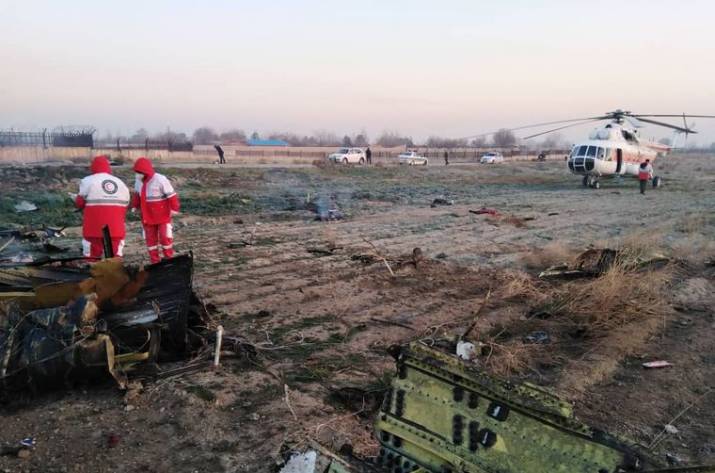 После вылета из международного аэропорта Имам Хомейни, что в окрестностях Тегерана, разбился самолет «Boeing-737» Международных авиалиний Украины.