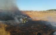 За минувшие сутки рубежанские спасатели дважды выезжали на тушение сухой травы и камыша.