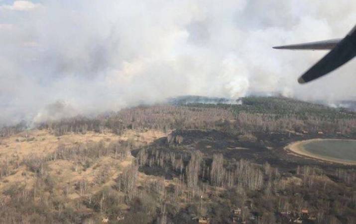 Пожар в Чернобыльской зоне удалось потушить.