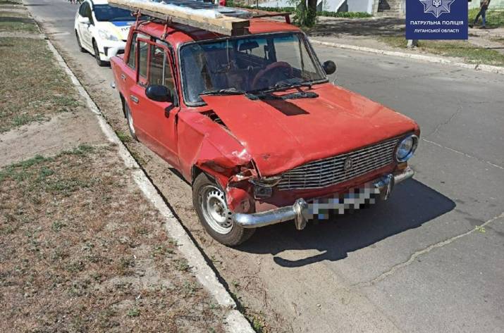 На ул. Гагарина в Северодонецке произошла авария с участием двух автомобилей.