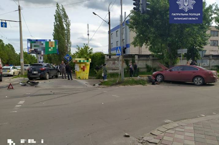 В Северодонецке произошла авария. Есть пострадавшая.