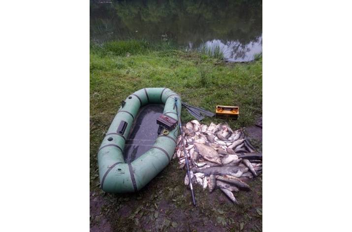 Во время рейда в Попаснянском районе выявили грубое нарушение правил рыболовства. 