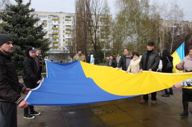 митинг в рубежном