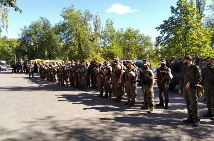 В Рубежном начались антитеррористические учения (фото)