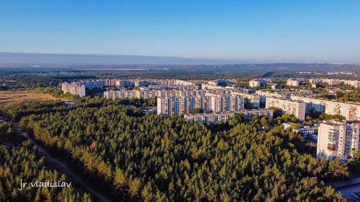 В сети появилось фото, на которых запечатлен Северодонецк с высоты.