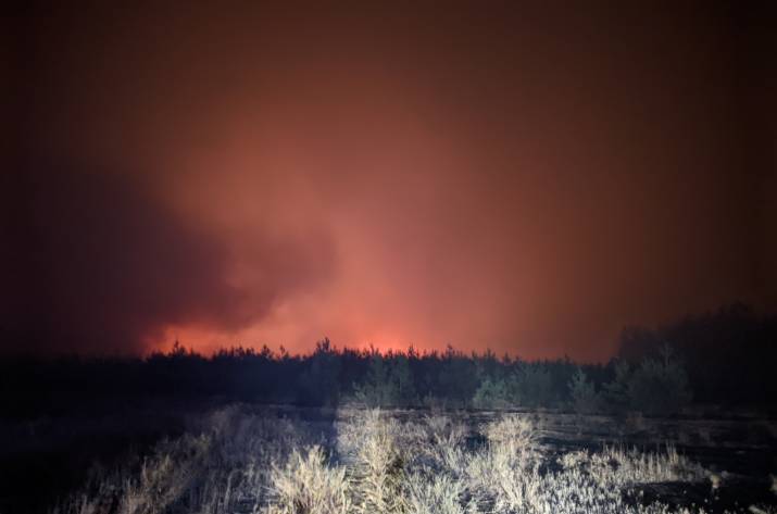 Пожары на Луганщине