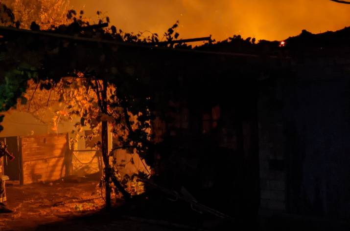 Пожары в Луганской области