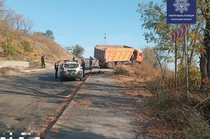 В районе горы Поповой в Лисичанске произошло ДТП. К счастью, никто не пострадал.