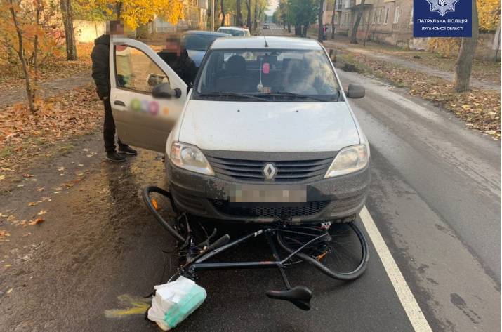 Вчера, 3 ноября, на ул. Первомайская в Северодонецке случилось ДТП с участием велосипедиста.