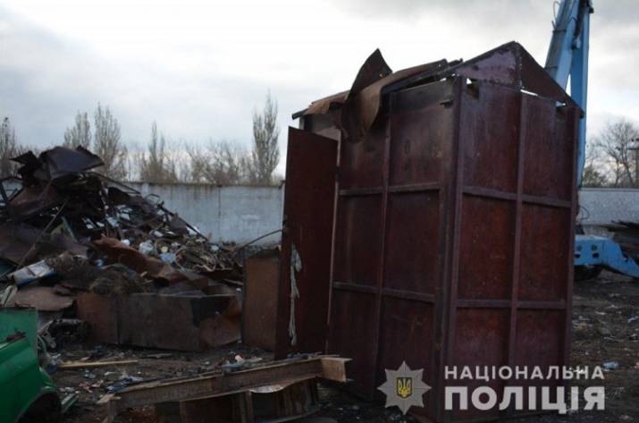 Место взрыва