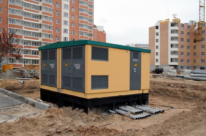 Бетонная КТП трансформаторная подстанция