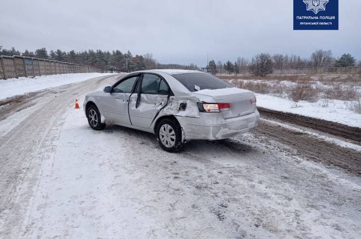 На ул. Объездная в Северодонецке произошла авария.