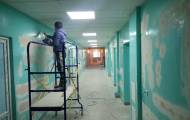 Завершается ремонт хирургического отделения на четвертом этаже Центральной районной больницы в Станице Луганской.