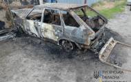 В Северодонецком районе сожгли автомобиль военнослужащего