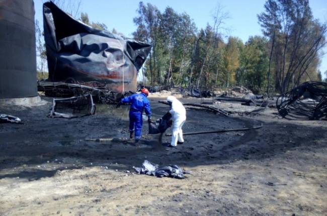 нефтебаза под Киевом