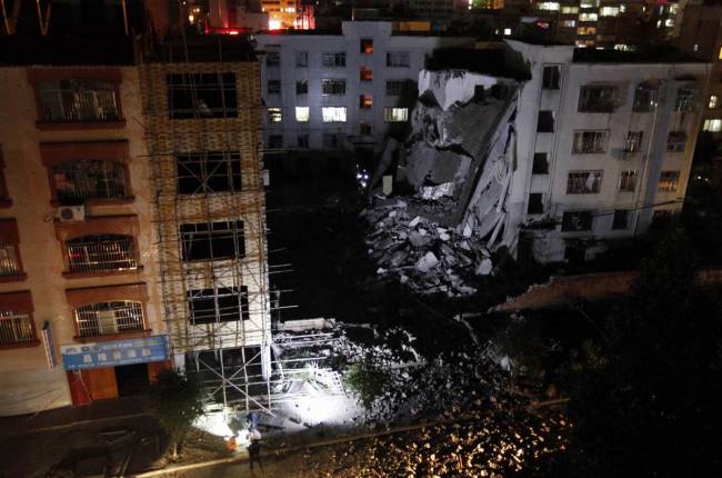 взрыв китай