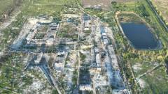 Destruction in Bilogorivka during the battles for the village (May 2023)