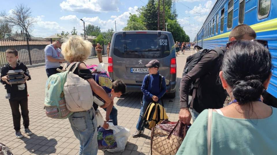 евакуація з Донеччини