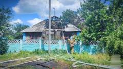 На окупованій Луганщині згорів будинок