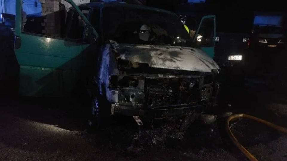 автівка згоріла