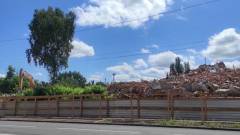 У Луганську знесли будівлю хлібозаводу