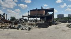 супермаркет "Обжора" в Маріуполі, демонтований супермаркет у Маріуполі