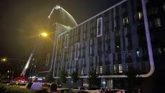 У Києві горів житловий комплекс (фото)