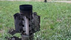 снаряд, обстріл Донеччини, ракета в землі