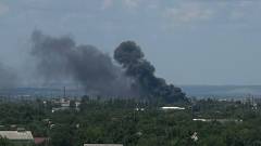 пожежа в Луганську, дим