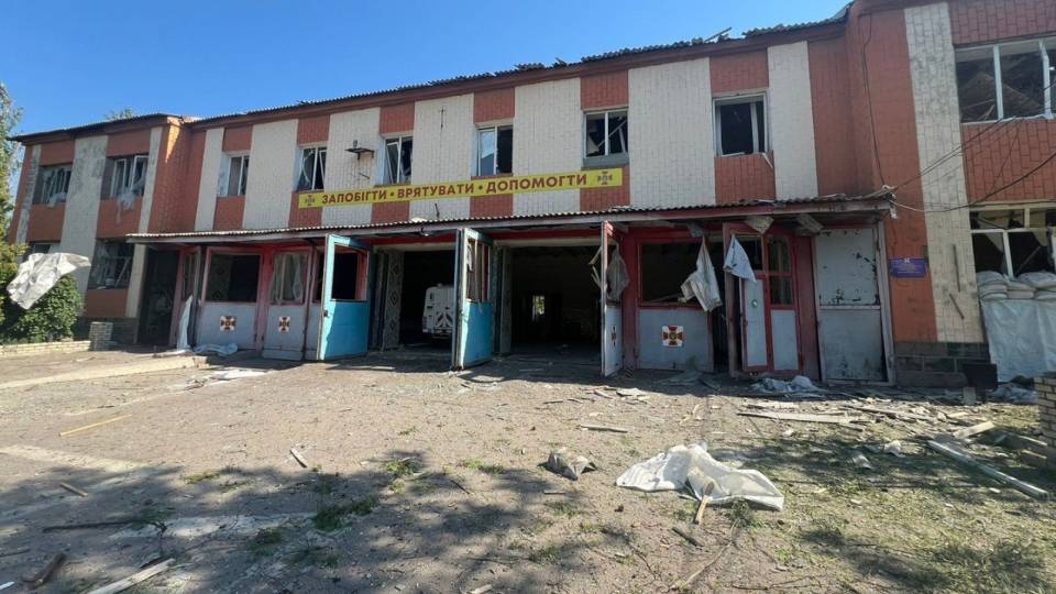 приміщення пожежно-рятувального підрозділу в Торецьку на Донеччинні