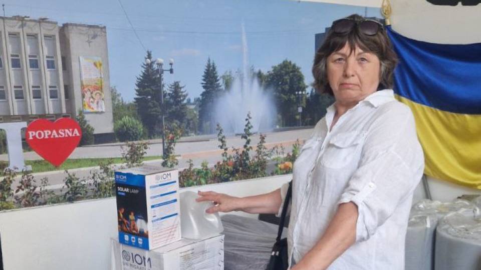 Гуманітарка для ВПО з Луганщини в Харкові