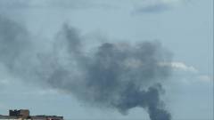 Вибухи, пожежа, атака РФ, дим