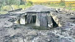 зруйнований міст курська область тьоткіно