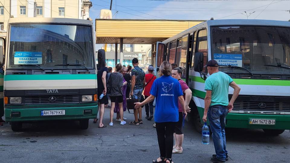 евакуація з Донеччини