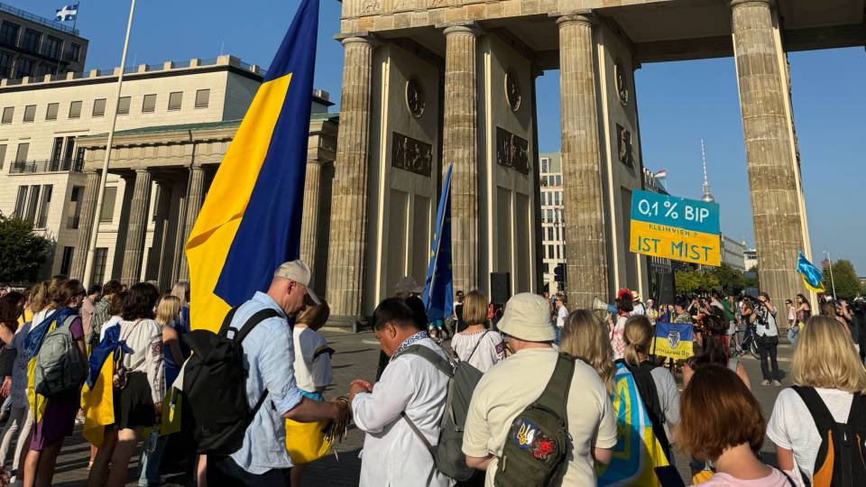 акція до Дня Незалежності в Берліні