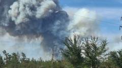 пожежі біля сєвєродонецька луганщина ліс вогонь дим