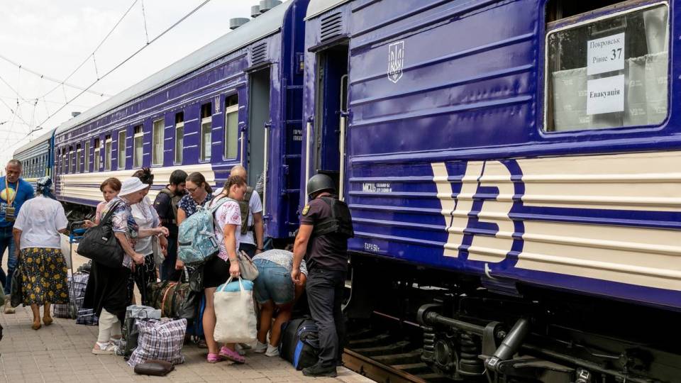 покровськ евакуація потяг поїзд поезд укрзалізниця