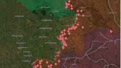 карта бойових дій донеччина