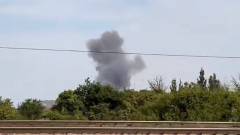 вибух, обстріли, дим