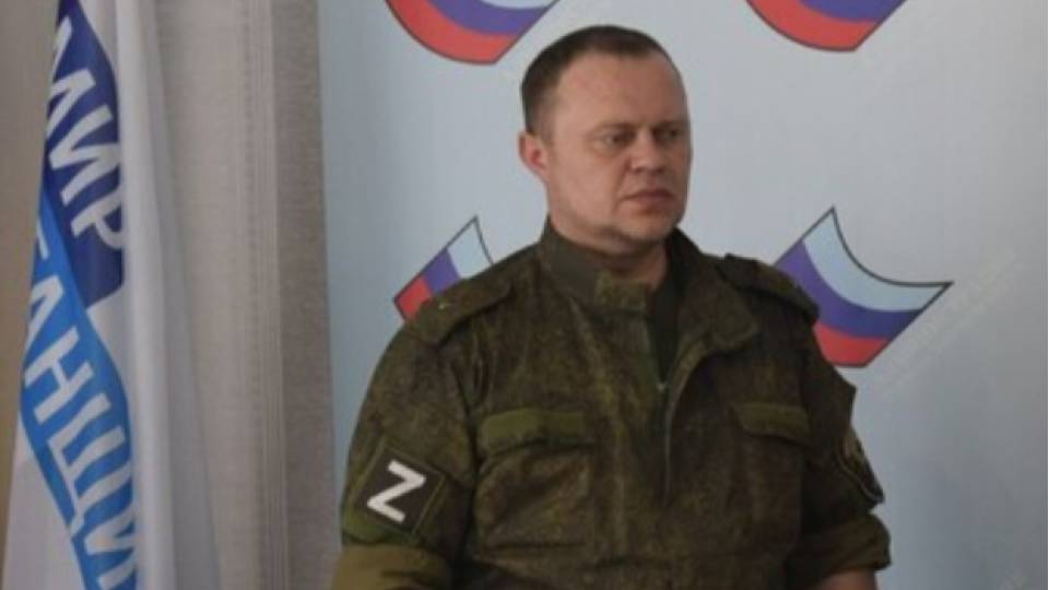 колаборант Ігор Тверезовський з Луганська