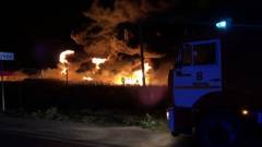 нафтобаза в селі Осенці РФ