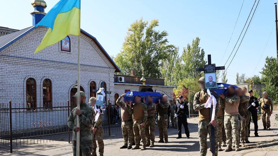 поховання 2 поліцейських-вибухотехніків на Донеччині