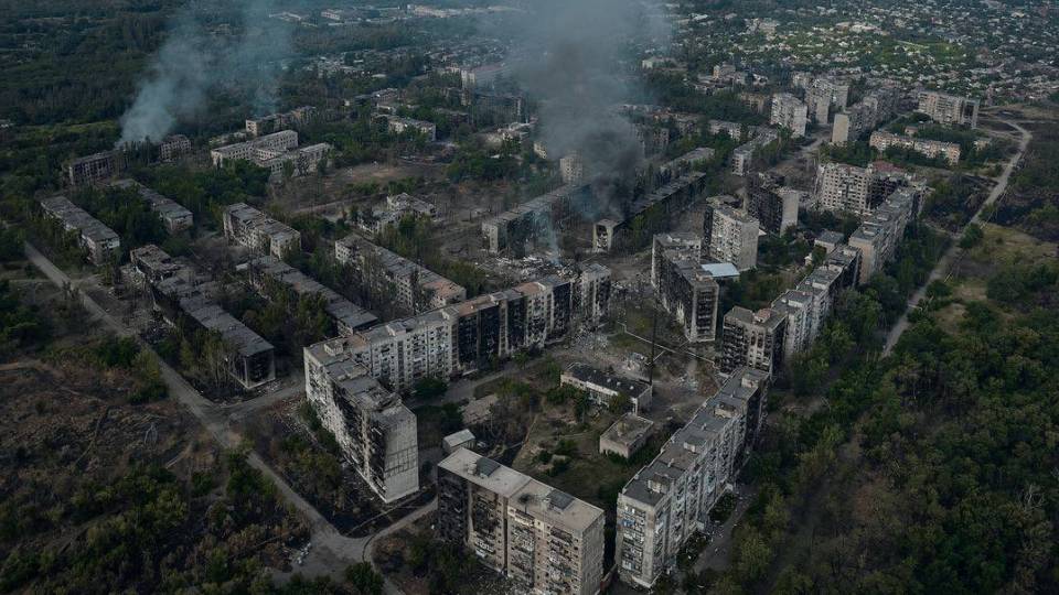 Торецьк з висоти пташиного польоту