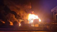 пожежа на нафтобазі у Ровеньках