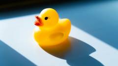 гумове жовте каченя