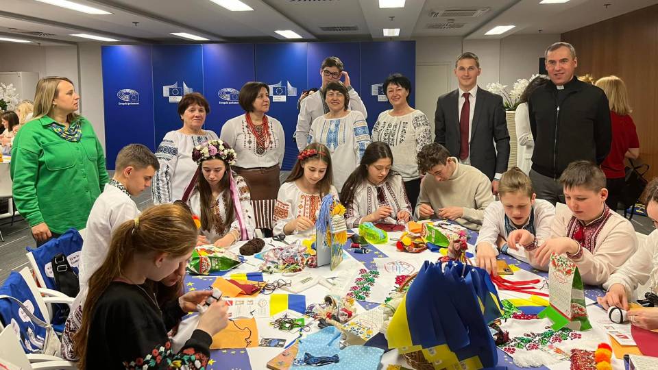 Учні української школи в Словенії 