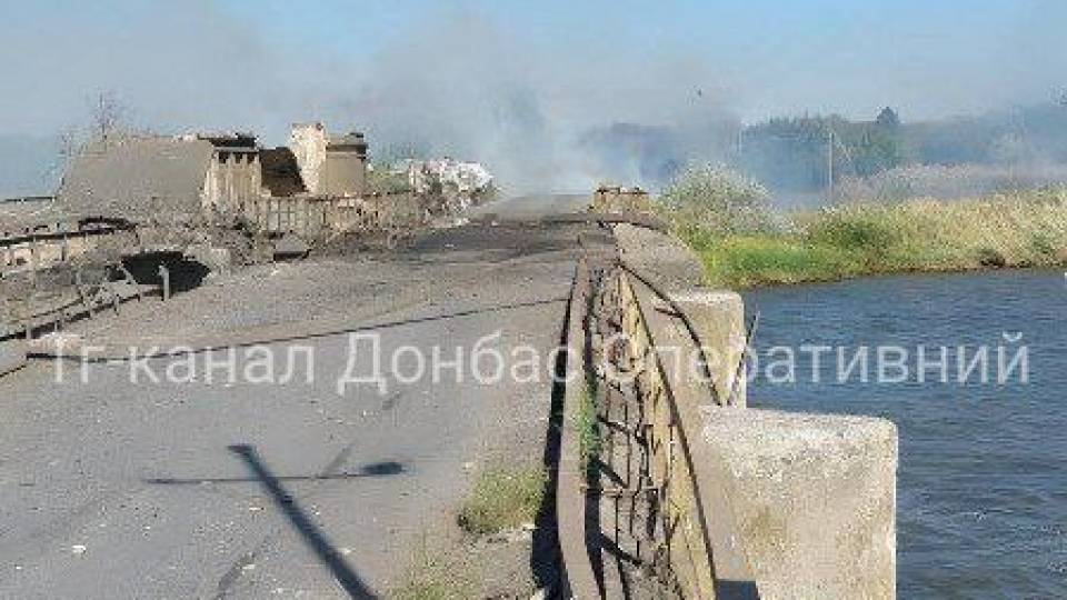 Тернівська дамба Курахівського водосховища на Донеччині